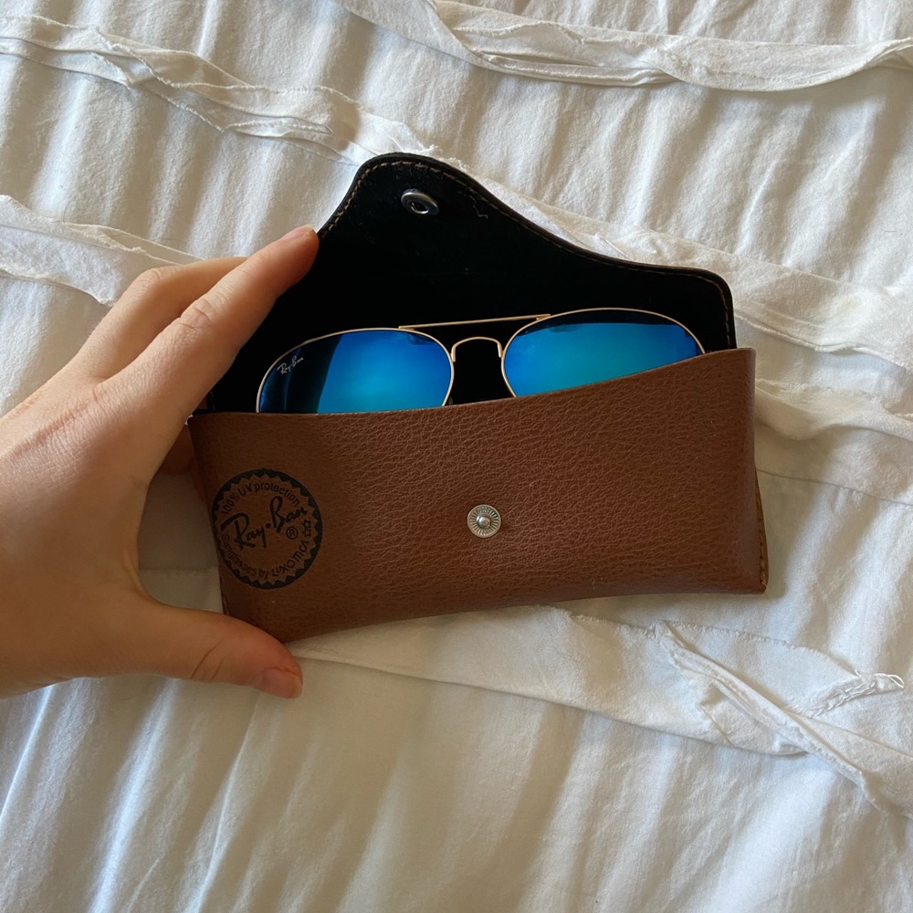 Ray-Ban Blue Flash Lens Aviators